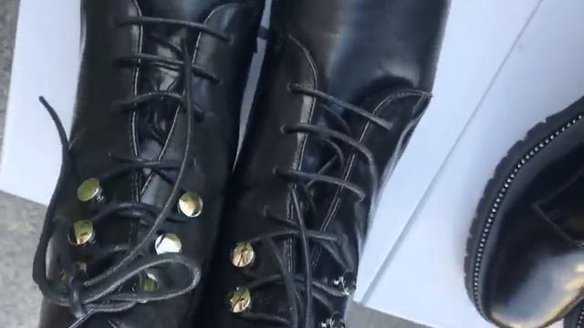 Чёрные кожаные ботинки смотреть онлайн