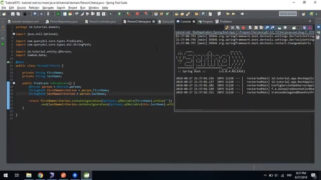 Spring Rest 005 - Query Dsl смотреть онлайн