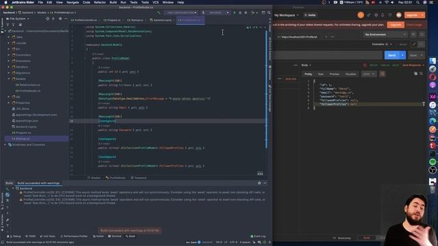 DotNetCore ile Sosyal Medya Backend'i Kodluyorum B:7) JsonIgnore ile Datayı Client'ten gizledim. смотреть онлайн