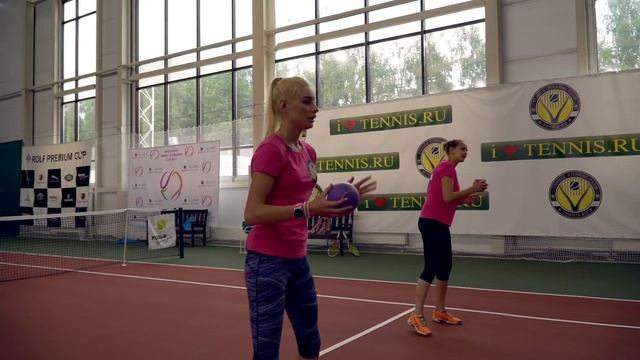 Тренировка детей 3-5 лет по системе 10s в TENNIS.RU. Урок тенниса для детей. Младшая группа. смотреть онлайн