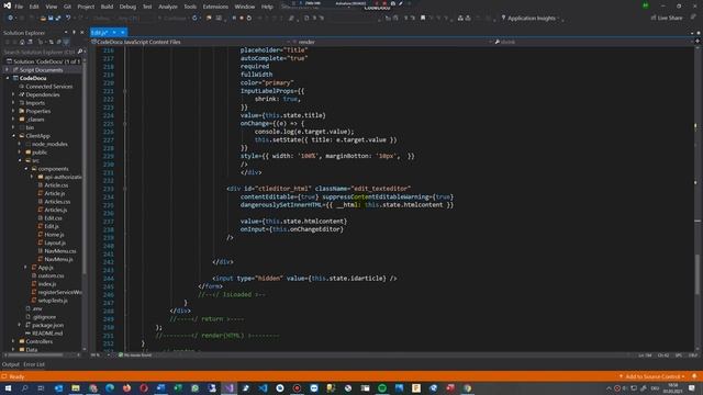 ? React HTML Editor Div Field with ContentEditable .state and innerHTML смотреть онлайн