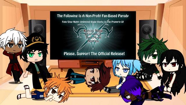Fandoms react to AMV's and memes//part 2//Fate Stay night//READ PINNED COMMENT смотреть онлайн