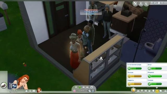 Приютили лису в симс 4 #8 The Sims 4 Моя Пекарня Челлендж смотреть онлайн