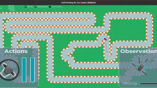 I made an AI learn how to drive a Car in Godot Engine смотреть онлайн