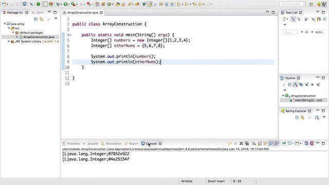 Intro to Java Primitive Arrays смотреть онлайн