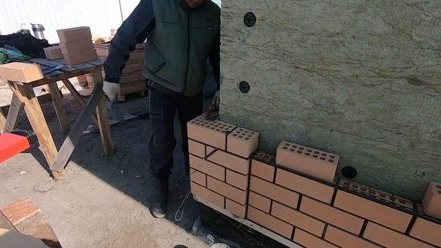 Облицовка Своими Руками. Кирпичный Фасад. Энергоэфективный дом смотреть онлайн