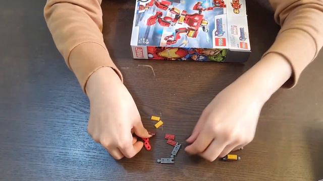 Building Lego Avengers Iron Man Mech - 76140 смотреть онлайн