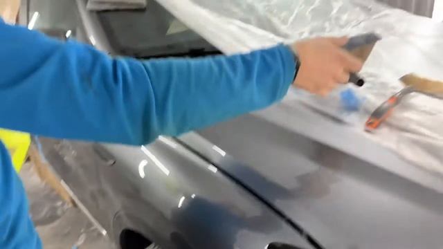 Renault Arkana кузовной ремонт! Ремонт вмятины без покраски!