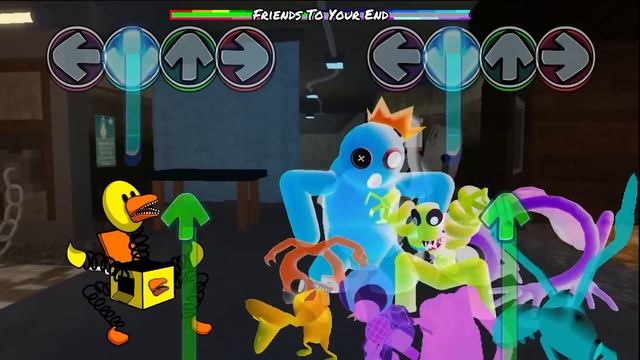 Boxy Rainbow Friends vs Ghost Rainbow Friends but New Voice Friday Night Funkin Mod Roblox смотреть онлайн