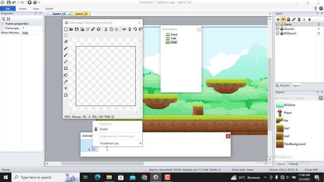 Tutorial Membuat Game Platformer dengan Construct 2, Part#1: Player Animation смотреть онлайн