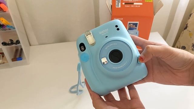 Unboxing Instax Mini 11!! // Sky Blue ☁️❄️?