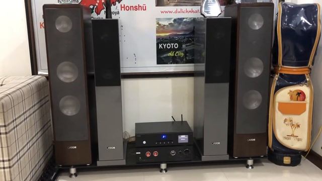 "Sài Gòn Buồn" với sự kết hợp Canton Ergo 695DC (Germany) with Magnat MA800 Amplifier +bluetooth Ma смотреть онлайн