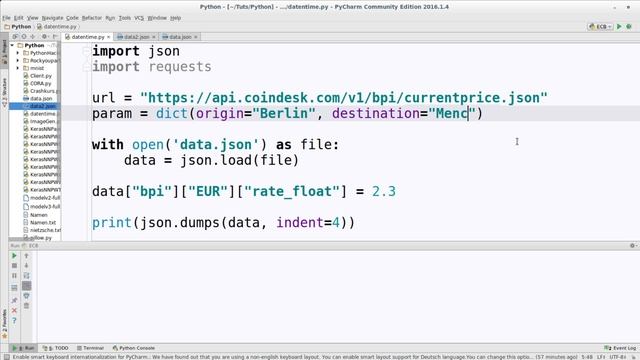 Python Tutorial #55 - Json und Online APIs смотреть онлайн