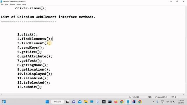 Webelement in selenium | webelement methods in selenium | webelement commands |webelement interface смотреть онлайн