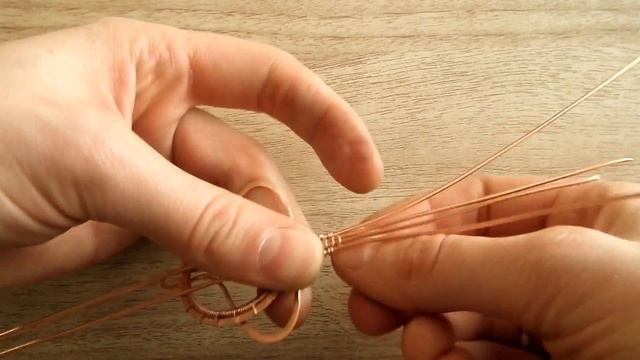 Мастер класс кулон в технике Wire Wrapping смотреть онлайн