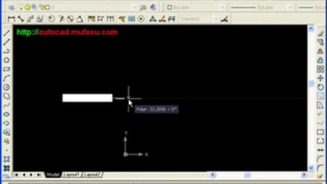 AutoCAD Tutorial Arrow with Polyline смотреть онлайн