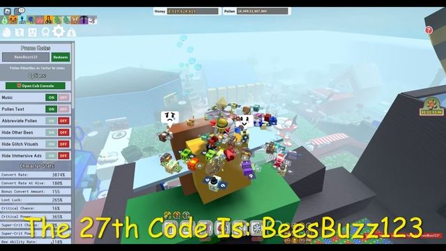 *NEW* ALL WORKING CODES IN BEE SWARM SIMULATOR 2023 | BEESMAS 2023 смотреть онлайн