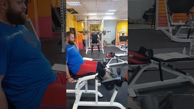 разгибание голени сидя