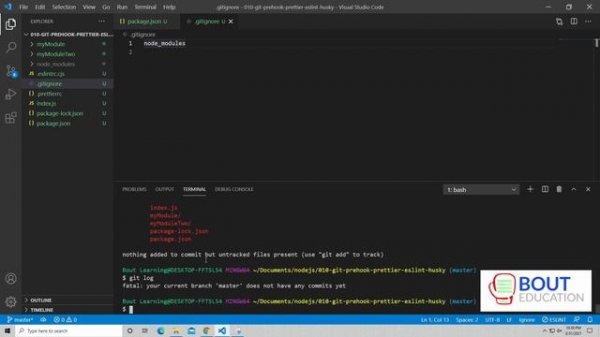 Push and Upload Existing Local Project to Github (NodeJS Project)