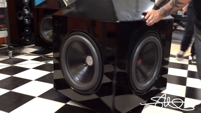 DEEP, CLEAN SHOP SHAKING BASS from 4 18" Passive Radiators - Gigantic 8' Tall Speaker Towers смотреть онлайн