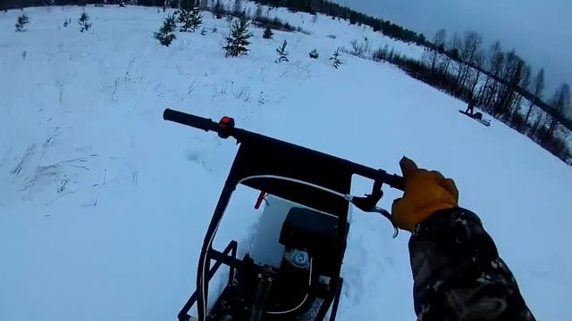 Мотобуксировщик Ураган обкатка часть 2 смотреть онлайн