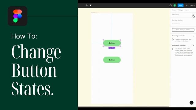 How To Change Button States | FIGMA Tutorial | Hover + Active Button | UX/UI Component Variants смотреть онлайн