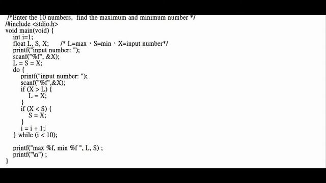 C Programming about Average, Maximum and Minimum Number and Sum the Integers from 1 to N смотреть онлайн
