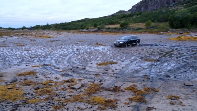 Driving my Audi A6 C5 Allroad into a Fjord in Norway смотреть онлайн