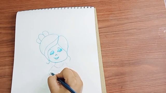 very easy drawing and beautiful||girl drawing hard step by step||pencil drawing cute little girl|ar смотреть онлайн