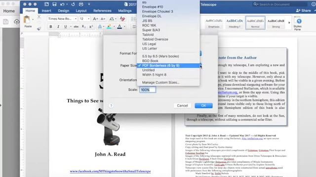 Saving as PDF with Custom Margins and Page Sizes in Word for Mac смотреть онлайн