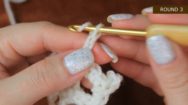 The Easiest Crochet Snowflake Pattern only 3 Rounds | Crochet Snowflake Tutorial