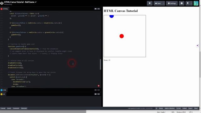 HTML Canvas - Creating a Simple Game (Intro) смотреть онлайн