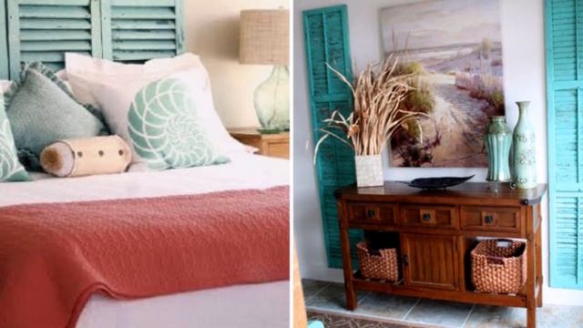 ❤ DIY Shabby chic shutter decorating ideas-farmhouse style / Interior Design// Flamingo mango//❤ смотреть онлайн