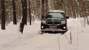 Toyota Land Cruiser Prado 150 по снегу