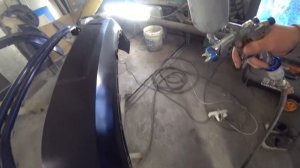 Как покрасить бампер? И Автомобиль в гараже.