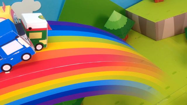 27.Let's find the Rainbow! | Paper POLI [PETOZ] | Robocar Poli Special смотреть онлайн