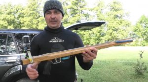ПОДВОДНАЯ ОХОТА с самодельным арбалетом из дуба от Геннадьевича