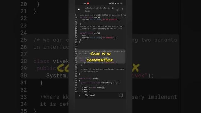 Default method in interface in java #coderworld #sorts #java смотреть онлайн