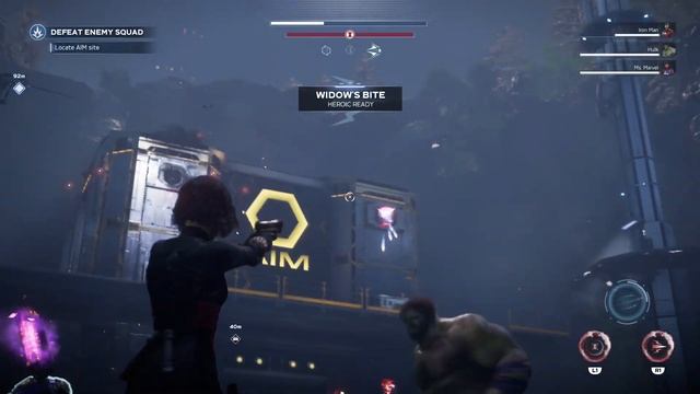 Marvel's Avengers Beta - 9 Minutes of Black Widow Gameplay on the Hardest Difficulty смотреть онлайн