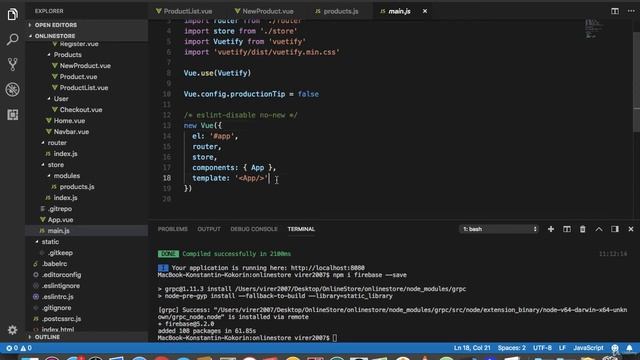 058 Подключение и настройка Firebase смотреть онлайн