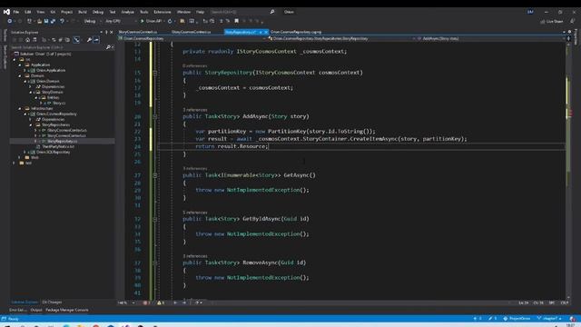 08 - Implementing Repository for Cosmos DB (ASP.NET Core, Clean Arch, Azure) смотреть онлайн