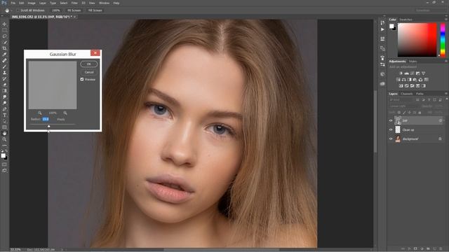 How to Even Out Skin Discoloration Using Inverted High Pass смотреть онлайн