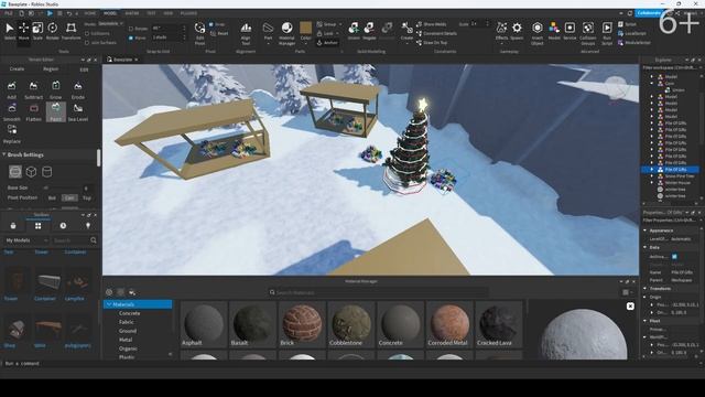 Как сделать новогоднюю карту в Roblox с нуля | Уроки Lua для детей | Зимняя игра в Roblox 2023 смотреть онлайн