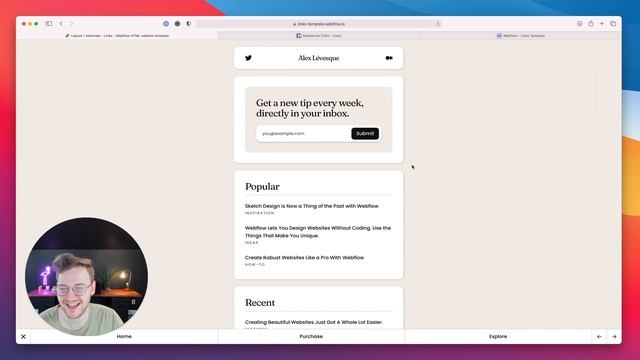 Introducing Links - A Mobile First Webflow Template made for ALL your links смотреть онлайн