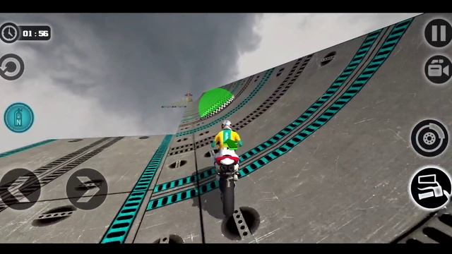 Impossible Motor Bike Stunts Gameplay – 3D Motorcycle Racing Games – Android Games #12 смотреть онлайн