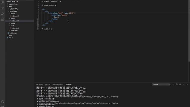 Python Flask Framework Redirect Part 5 смотреть онлайн