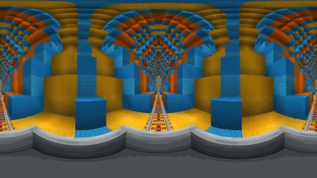 Roller Coaster OPTICAL ILLUSION! in 360° - Minecraft [VR] 4K 60FP - Part 2 смотреть онлайн