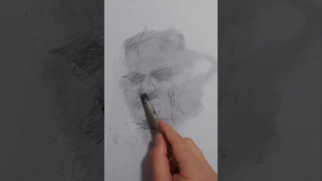 Charcoal Sketching #art #portrait #sketch #master #drawing #tutorial #technique #kömür смотреть онлайн