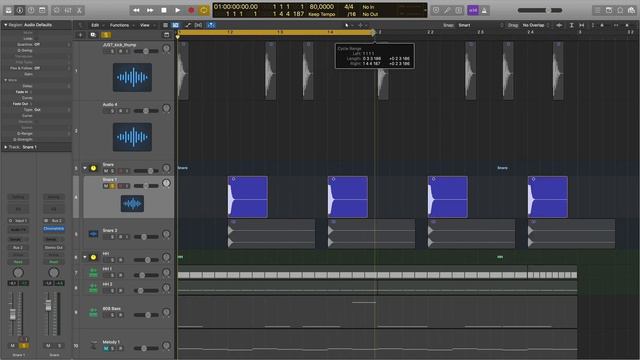 Прямой и ломаный ритм в электронной музыке в Logic Pro [Logic Pro Help] смотреть онлайн