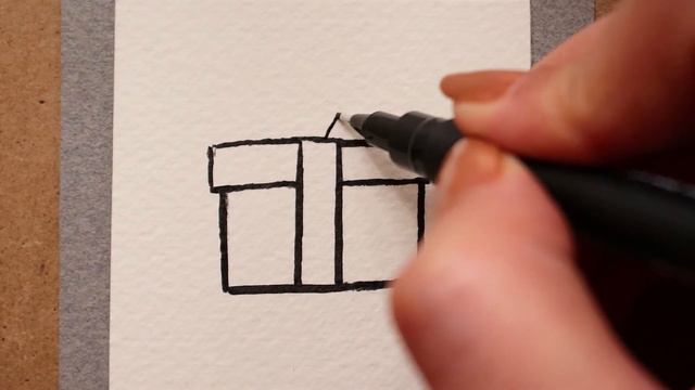 How to draw a cute Present 🎁 | Step by step art for kids смотреть онлайн